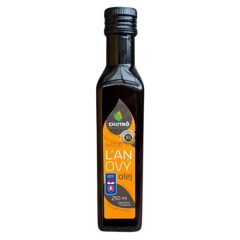 Lněný olej panenský 250ml Chutno