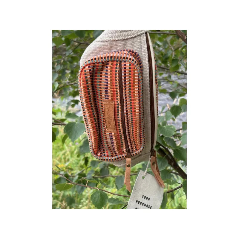 Ledvinka Woven oranžová