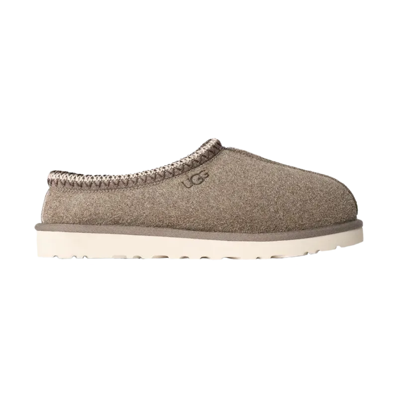 UGG Tasman Shaggy Suede Slipper Smoke Plume