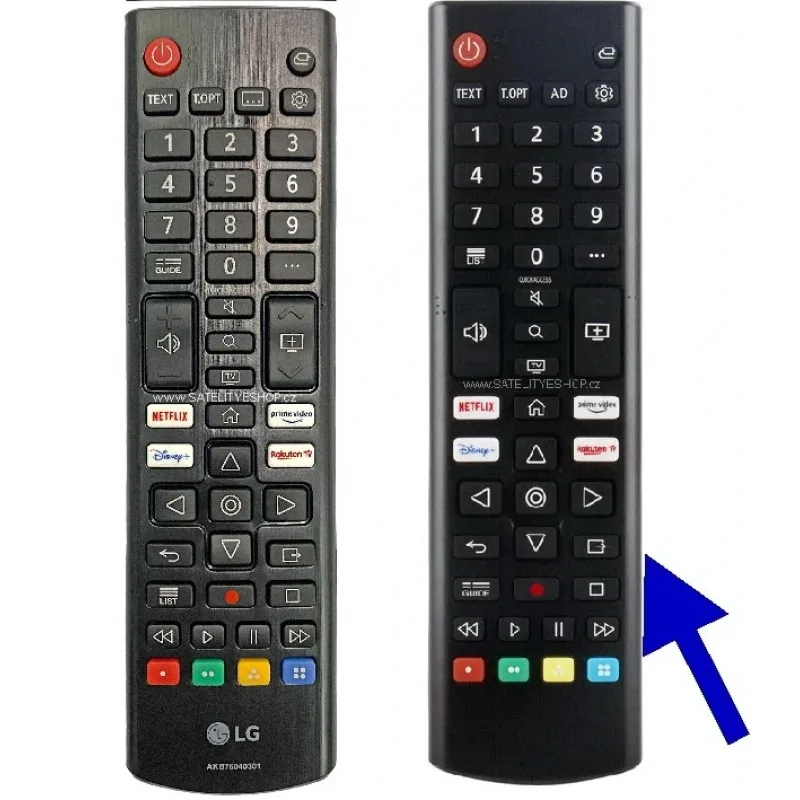 LG AKB76040301 dálkový ovladač náhradní