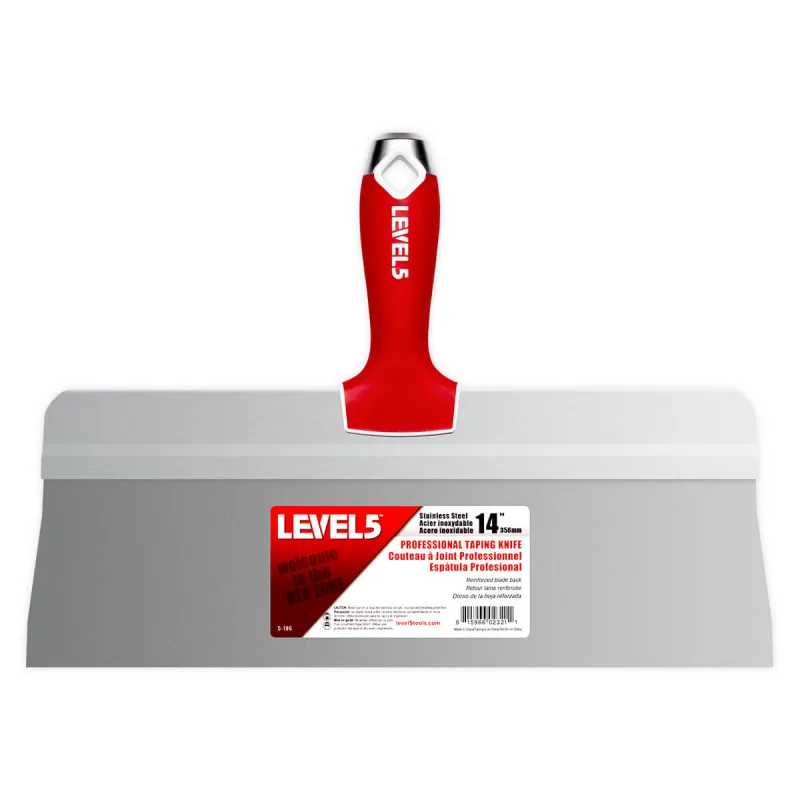 Level5 špachtle nerezová velká, SOFT rukojeť 36cm