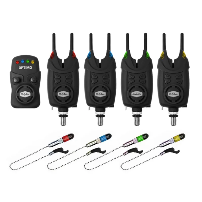 Sada signalizátorů Delphin Optimo 9V + CSW II + Snag Gear 4+1