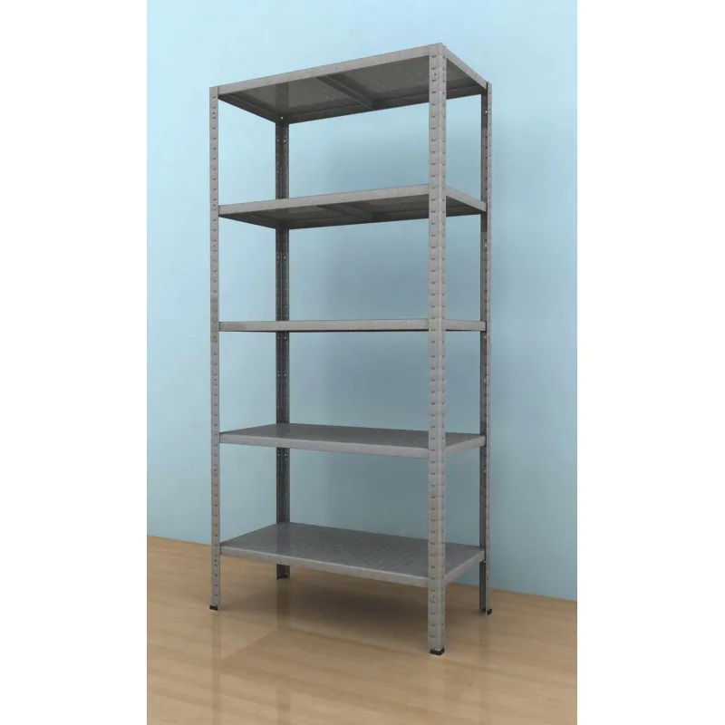 Kovový regál Drumy 1800x900x400/5, 130kg/pol., pozink