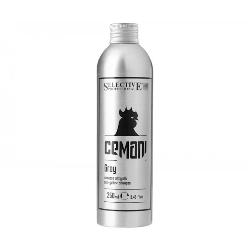 Pnsky ampn pre neutralizciu bielych vlasov Selective Professional Cemani Gray Shampoo - 250 ml