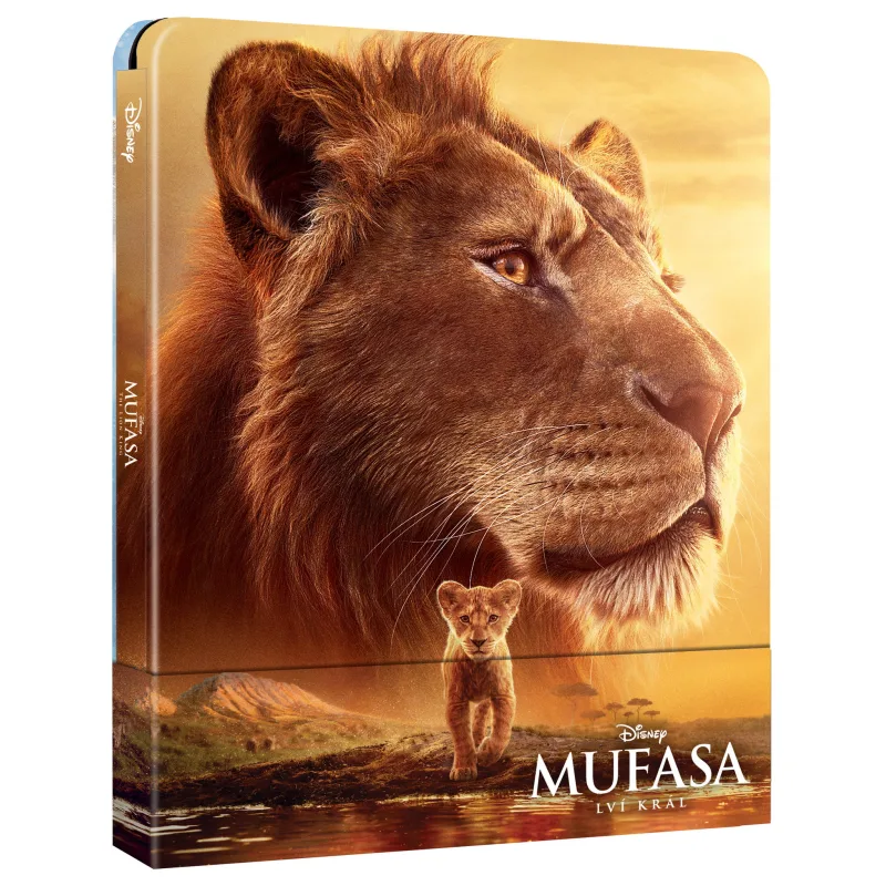 Mufasa - Lví král (4K ULTRA HD + BLU-RAY) (2 BLU-RAY) - STEELBOOK