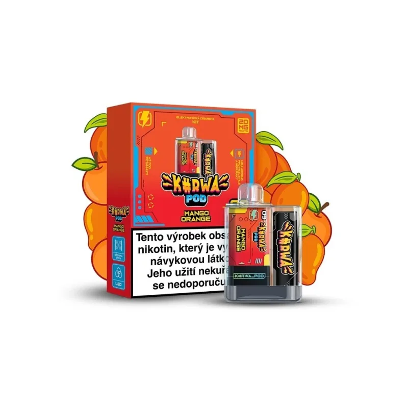 Kurwa Pod - Starter Kit - Mango Orange  Hybridní elektronická cigareta