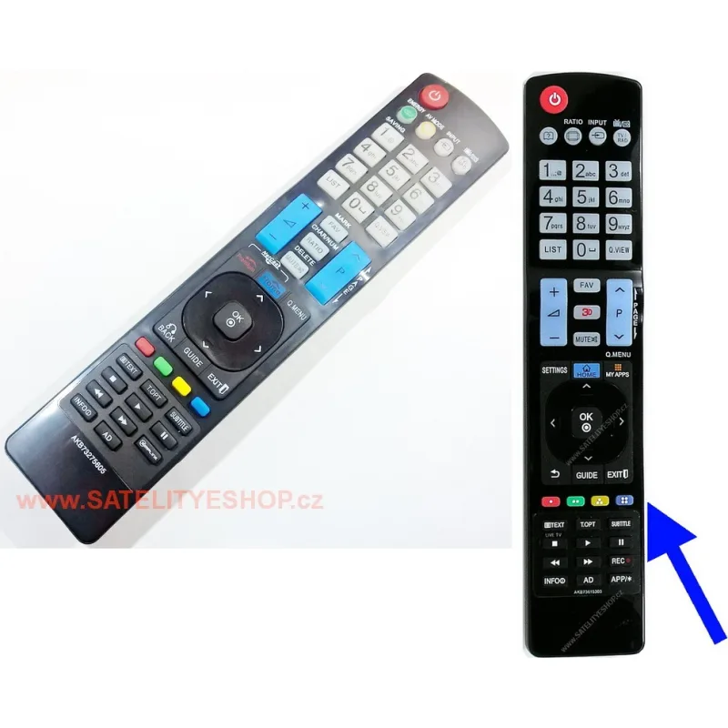 Dálkový ovladač LG AKB73275605  náhradní