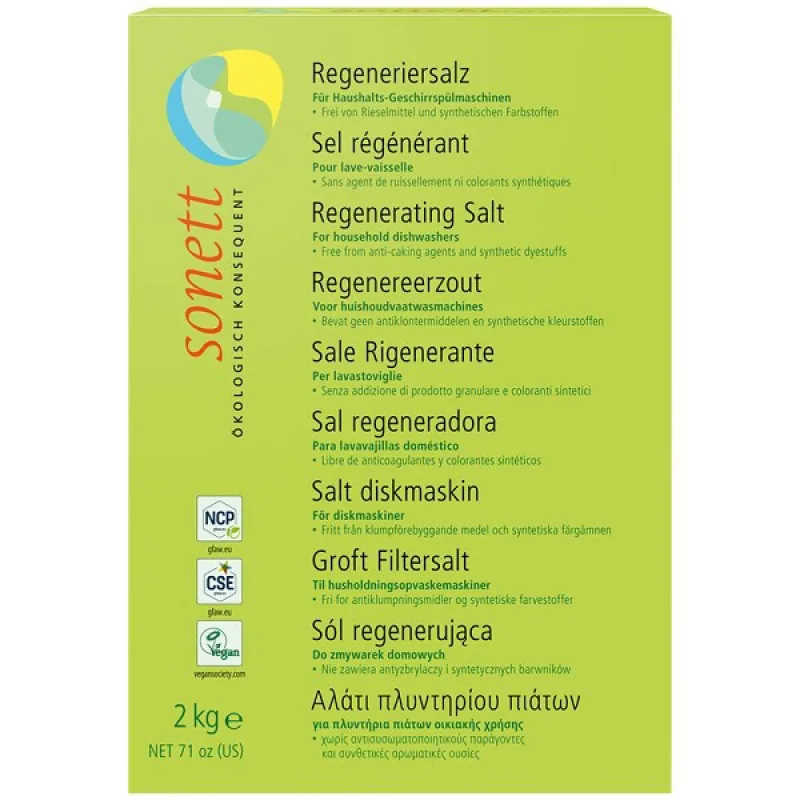 Sonett Regeneračná soľ do umývačky riadu 2kg
