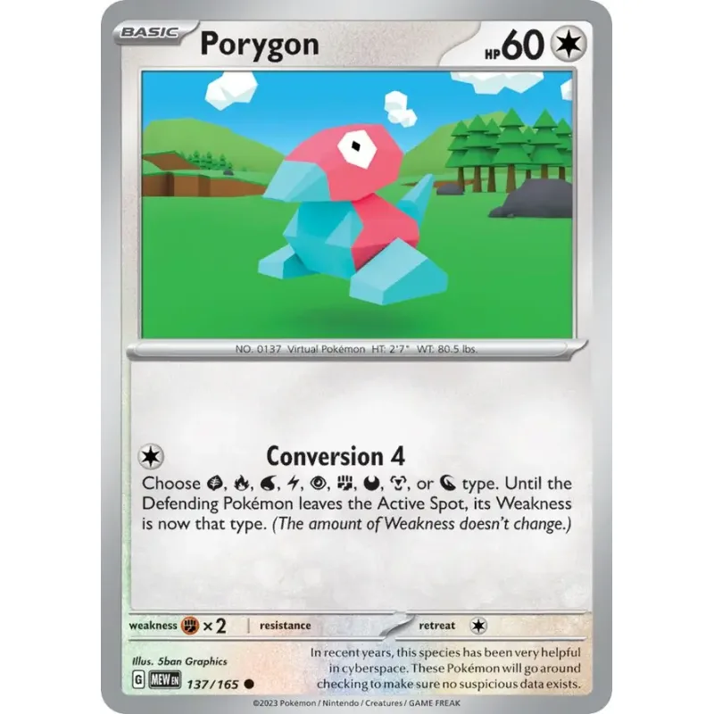 Porygon (MEW 137)