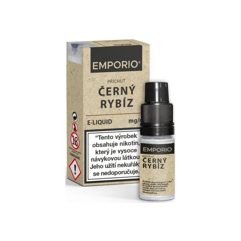 Liquid EMPORIO Černý Rybíz 10ml - 18mg