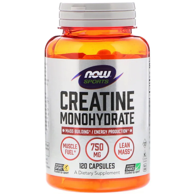 Creatine (kreatin) monohydrate 750 mg, 120 kapslí