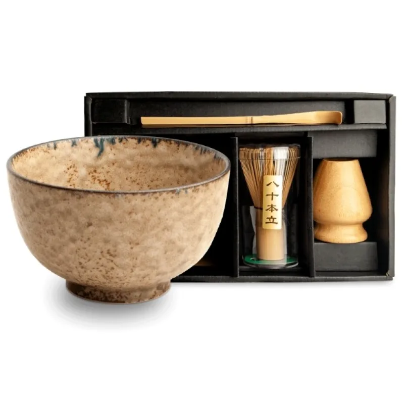 Matcha sada KIZETO - Kompletní dárkový set