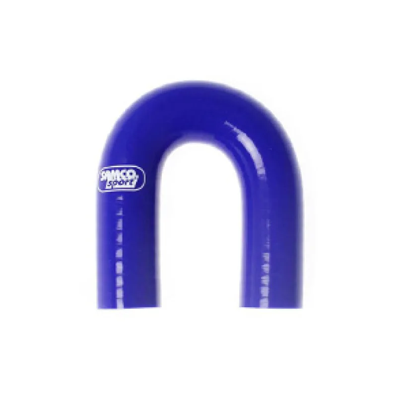 Samco Sport Fluoro silikonové koleno 180° s vnitřním průměrem 28 mm pro vedení oleje a nafty, barva matná černá (classic)
