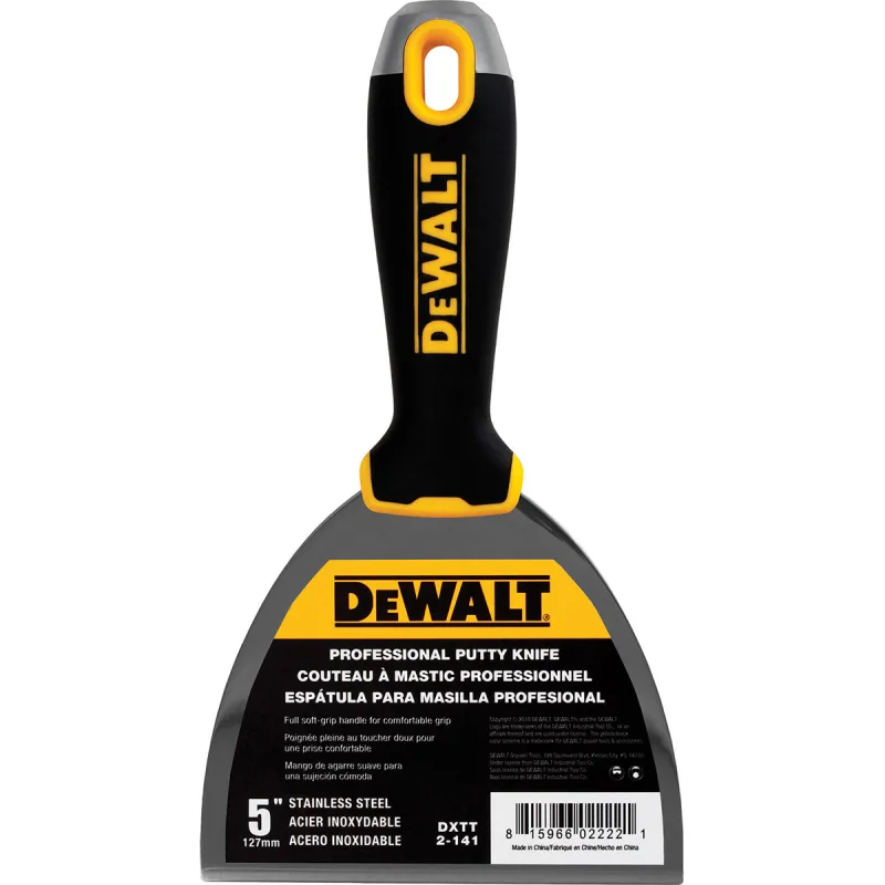 DeWALT špachtle nerezová s měkkou rukojetí