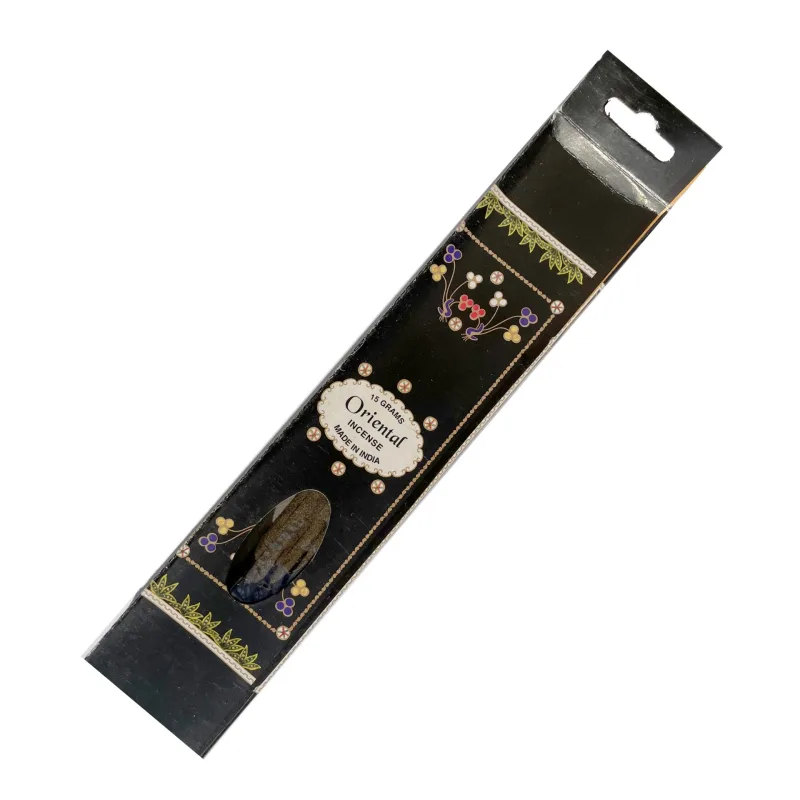 Oriental Flora Agarbati - černé indické vonné tyčinky 15 g