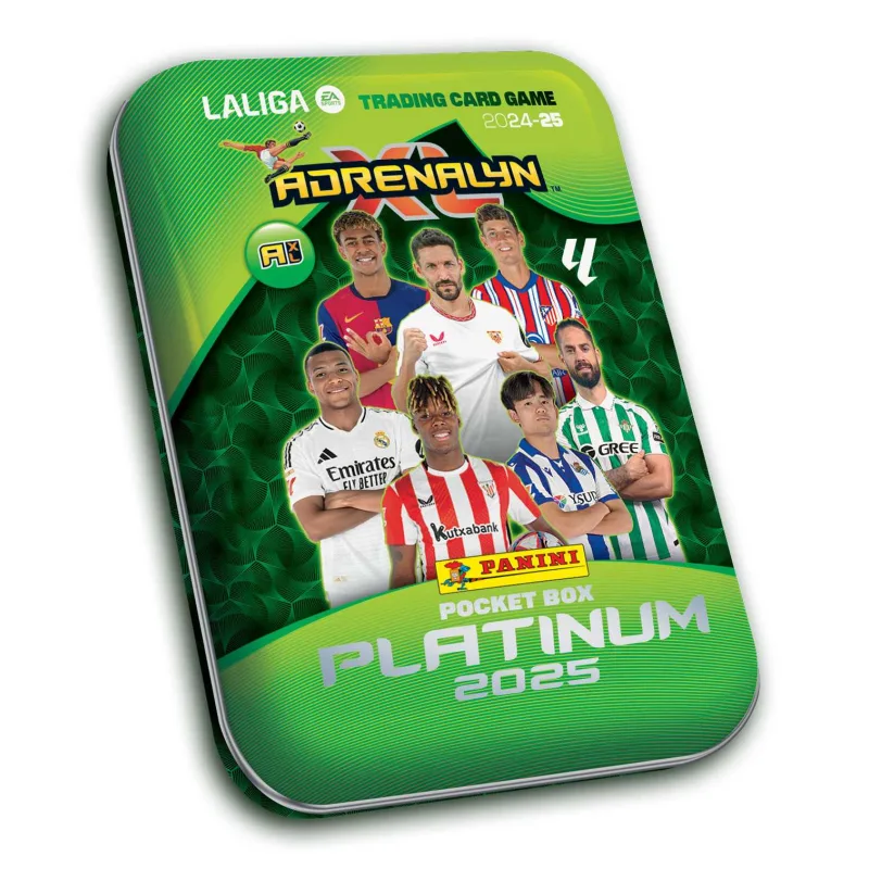 LALIGA 2024/2025 - ADRENALYN karty - plechová krabička (pocket)