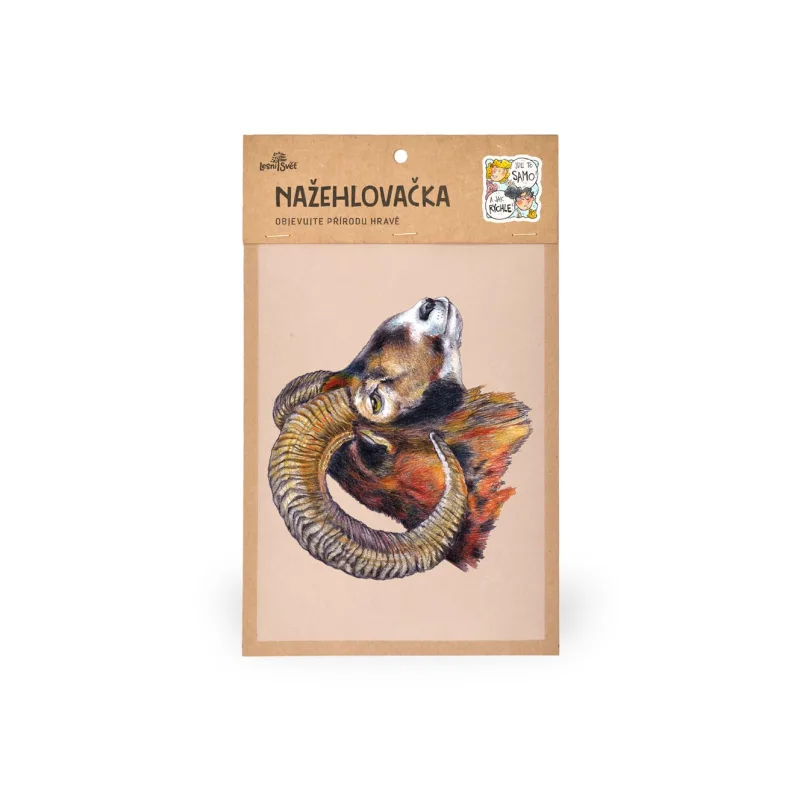 Nažehlovačka M 026 - Muflon hlava