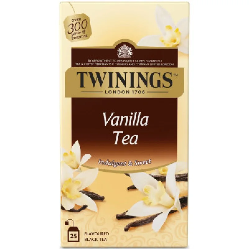 Twinings VÝPRODEJ Černý čaj Vanilka 25x2g