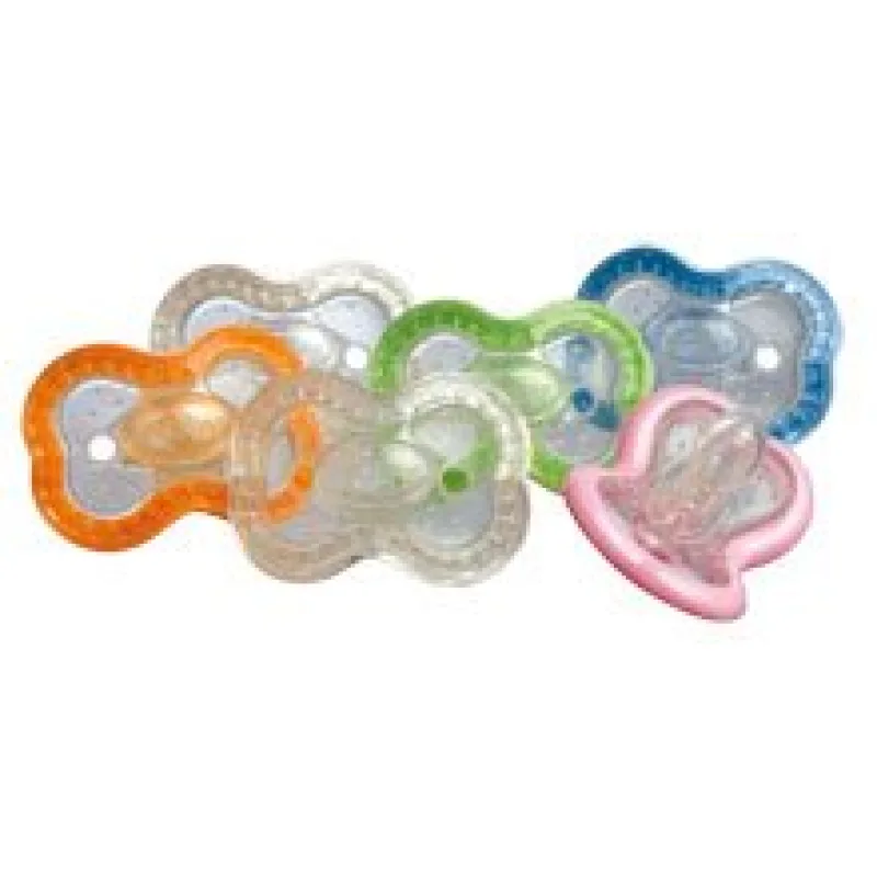 Nuby - silikonový dudlík +6m, oválná savička