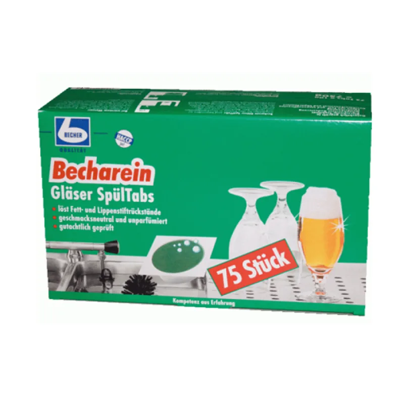 Tablety na oplachování sklenic Becharein Becher 750 g - 1 kus