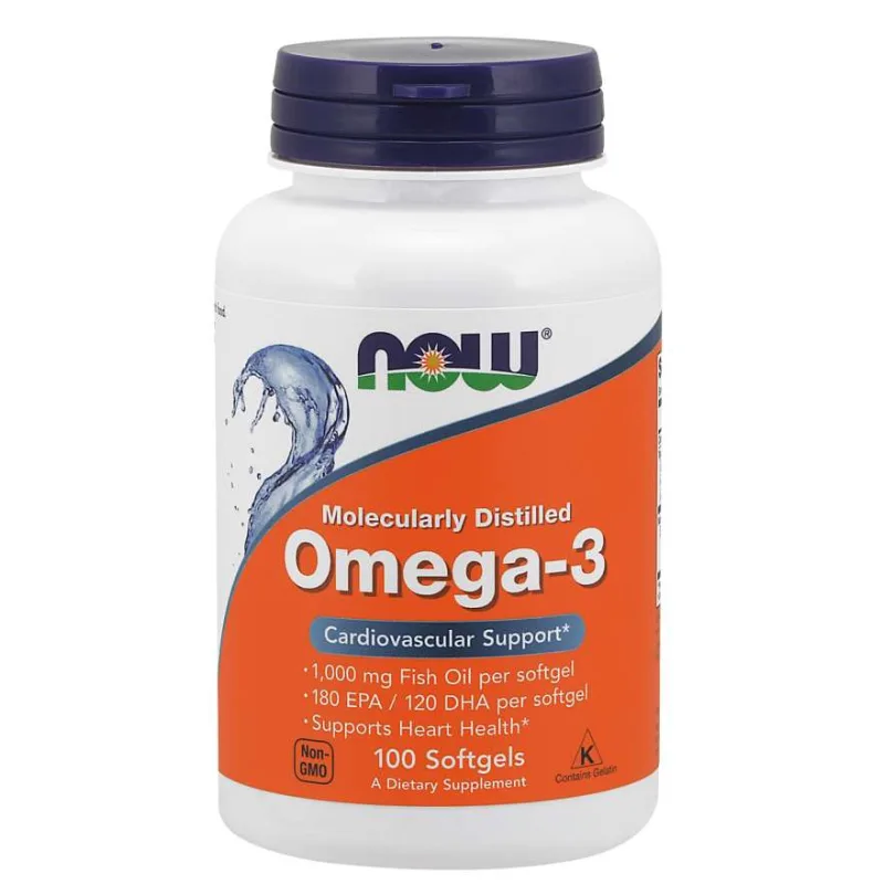 Omega 3 (180 EPA / 120 DHA), 100 softgel kapslí