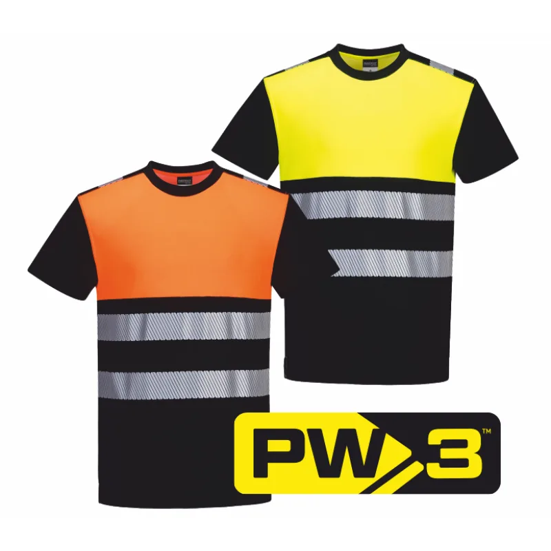 Tričko PW3 Hi -Vis Třída 1