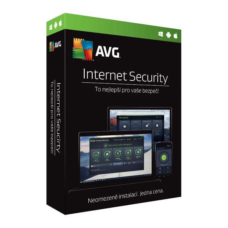AVG Internet Security 1 lic. 1 rok SN elektronicky