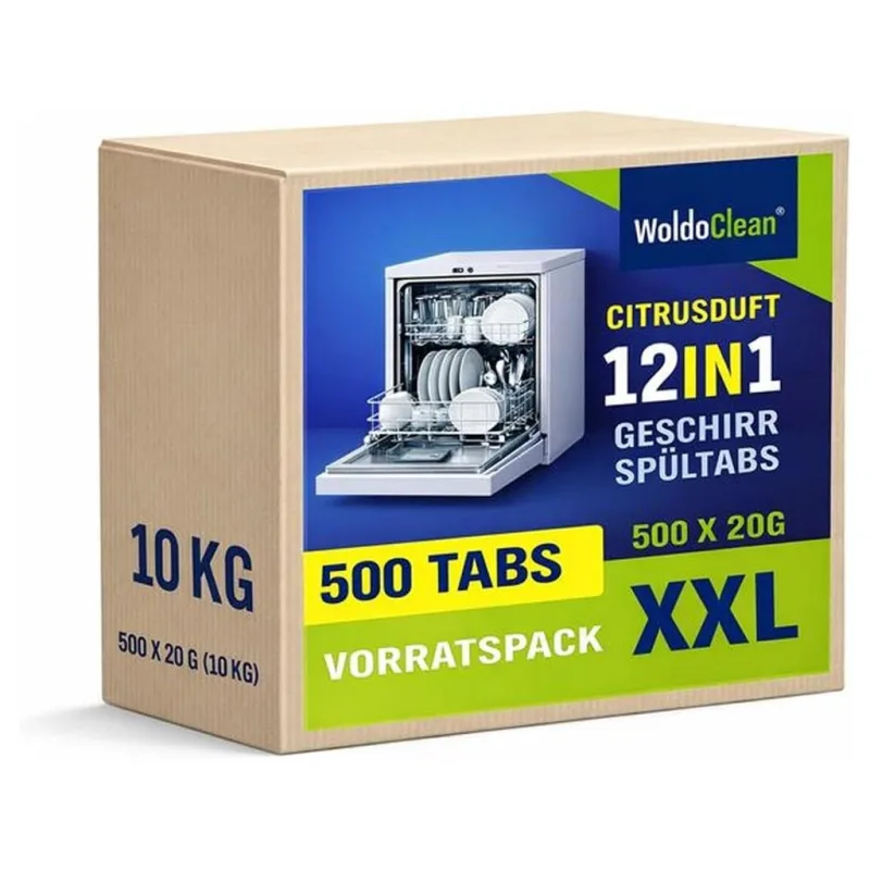 Tablety 12v1 do myčky nádobí 500ks