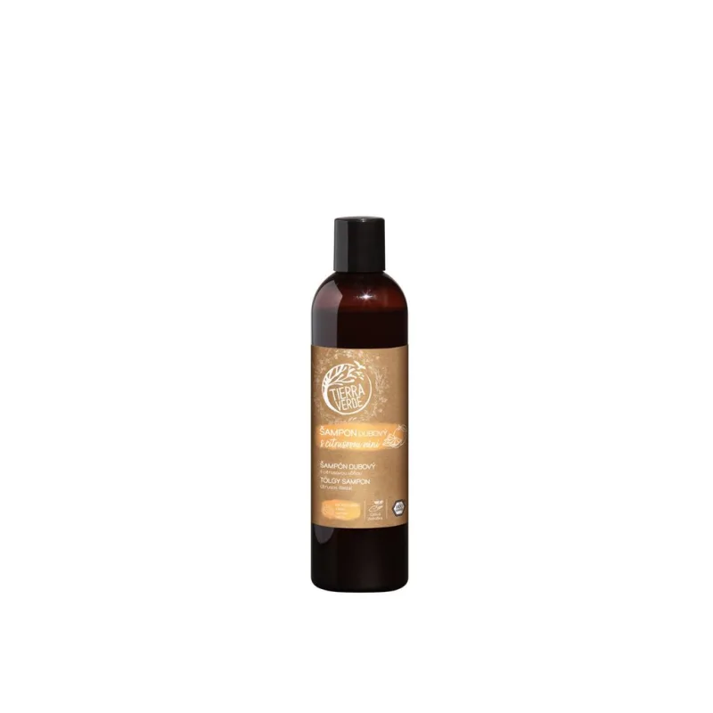Dubový šampon na normální vlasy s citrusovou vůní (lahvička 300 ml)