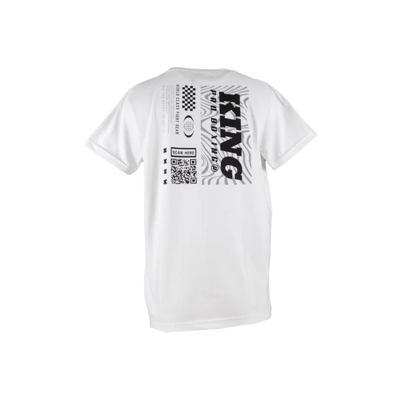 Triko King Pro Boxing QR 01 bílé