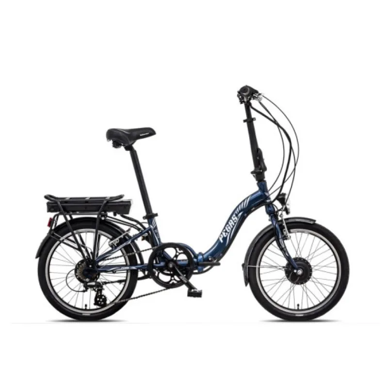 Skládací elektrokolo Liberty e-Pegas 7spd 36V, 14 Ah, modré