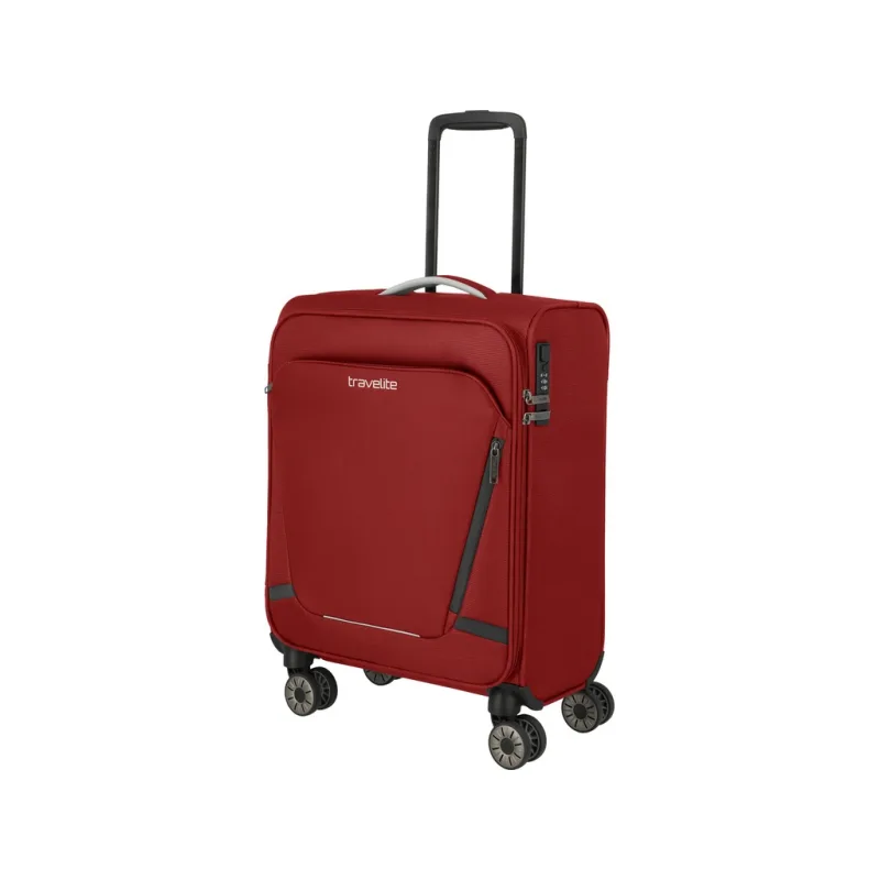 Travelite Jetpack Multi Light 4w cestovní kufr 55cm, červená, 37L