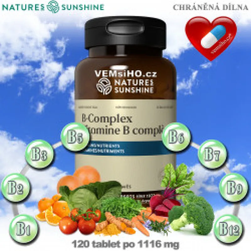 NSP Vitamín B Komplex | ZDRAVÁ POKOŽKA, DOBRÝ ZRAK | AKCIA: ZĽAVA