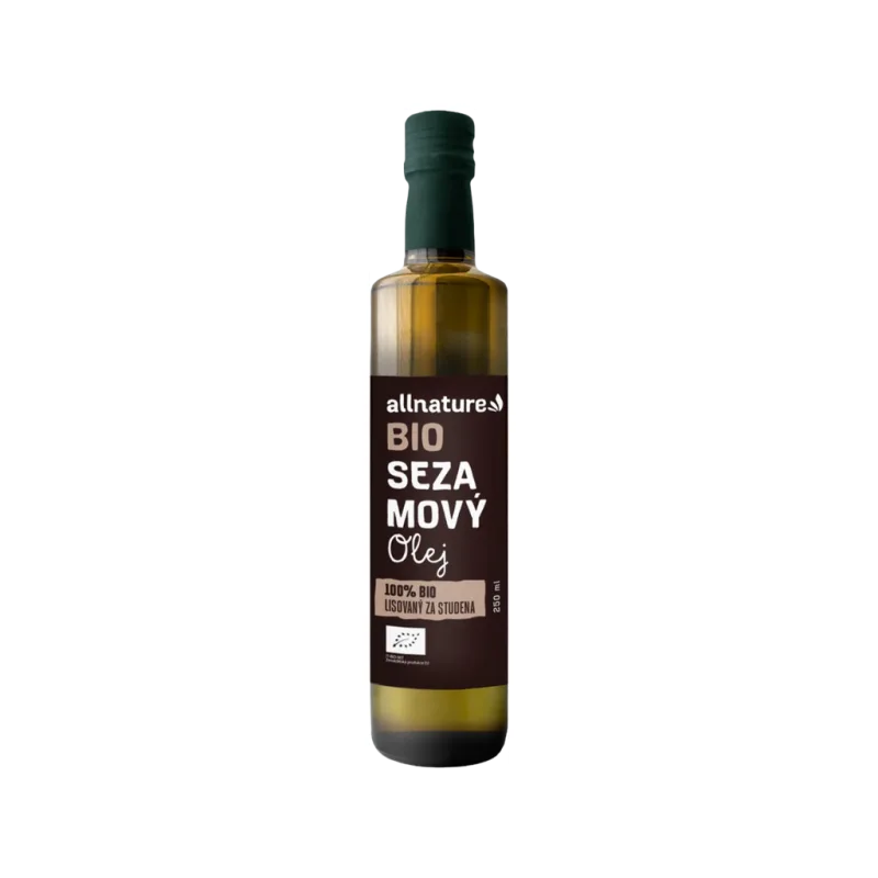 Allnature Sezamový olej BIO, 250 ml