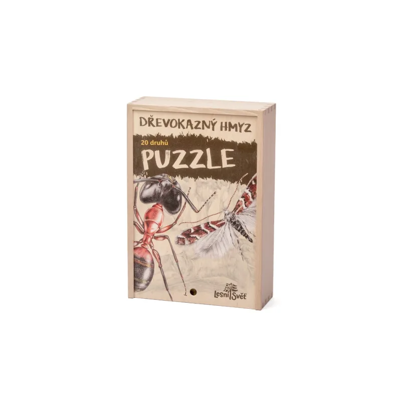 Sada puzzle - Dřevokazný hmyz