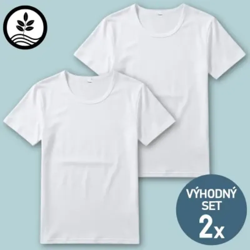 Pánské funkční tričko s modalem a kulatým výstřihem - 2 kusy