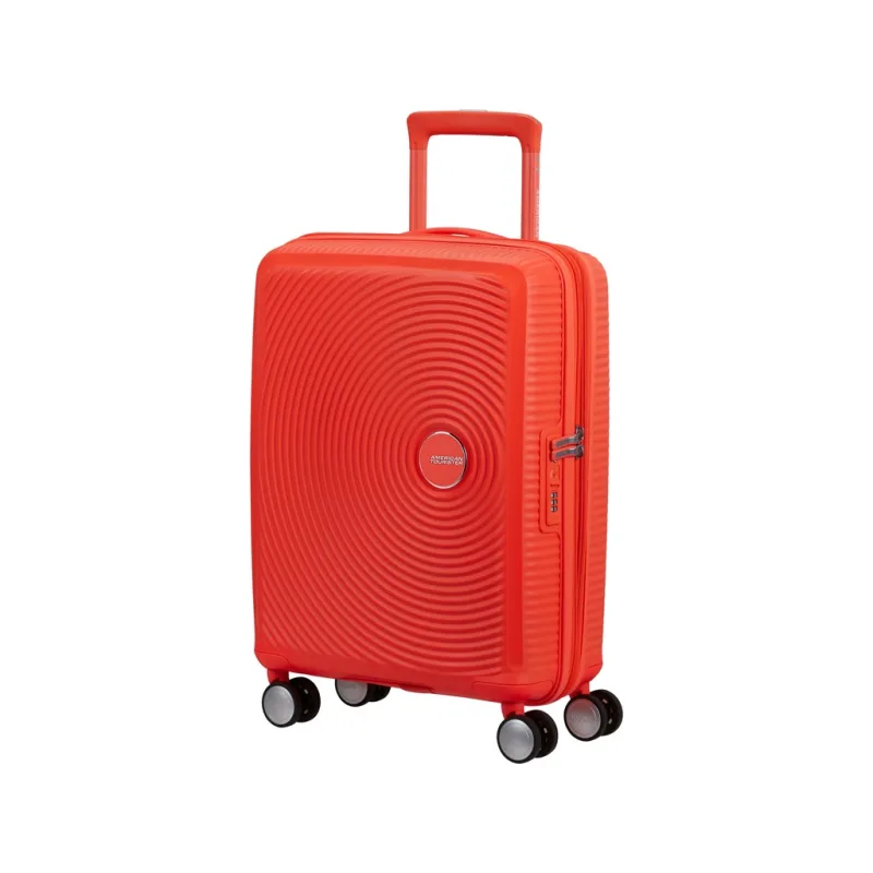 American Tourister Soundbox 55cm Oranžová Neon Orange rozšiřitelný