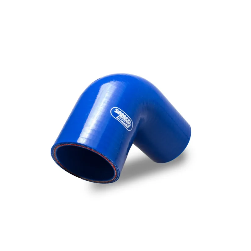 Samco Sport Xtreme teplotně odolné silikonové koleno 90° s vnitřním průměrem 8 mm, barva červená