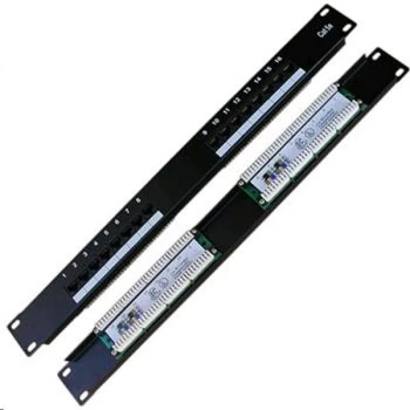 Patchpanel 19, CAT5e, UTP,  16x RJ45, 1U