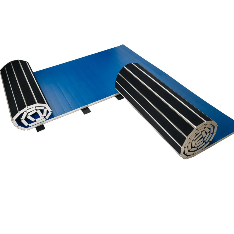 ProGame tatami Fast Roll 400cm x 133cm x 4cm - modrá - 400 x 133 x 4cm