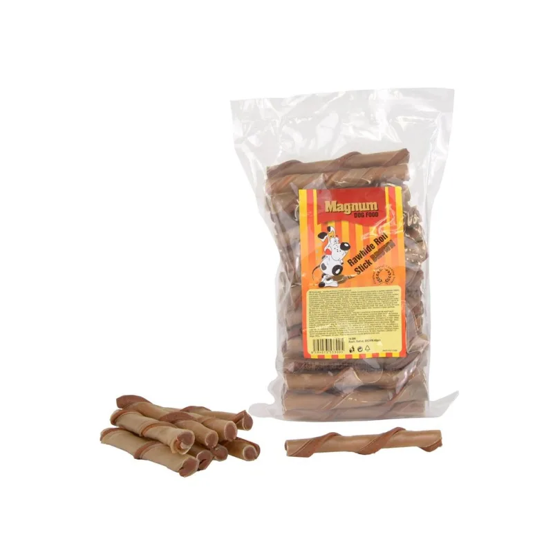 Magnum Rawhide roll stick 5" - 12,5cm (cca 40ks) BROWN