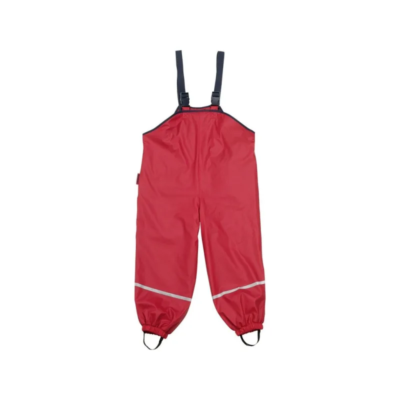 Kalhoty do deště s laclem Playshoes /červené/