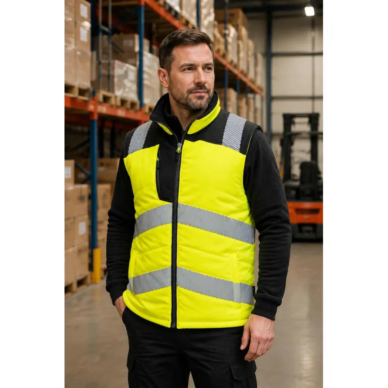 PORTWEST Oboustranná vesta PW3 Hi-Vis