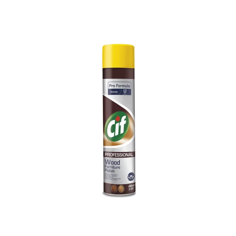 Cif Pro Formula Wood Furniture Polish 6x0.4L