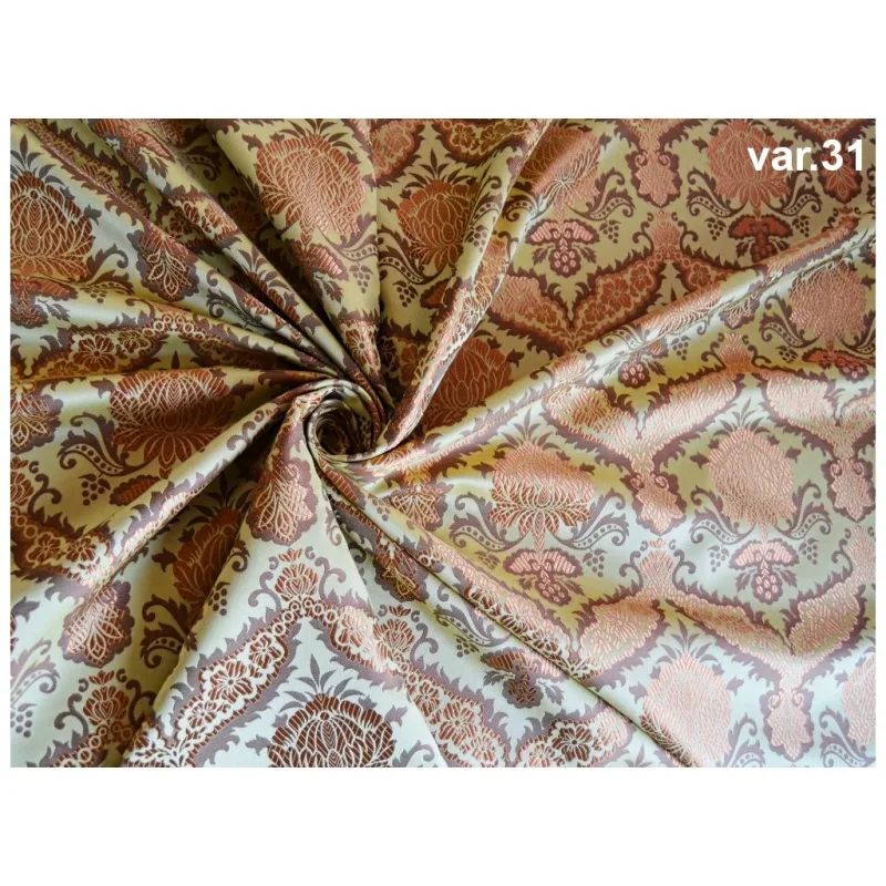 Luxusní brokát 160 50749 KVĚT S GIRLANDOU zlatá | 31