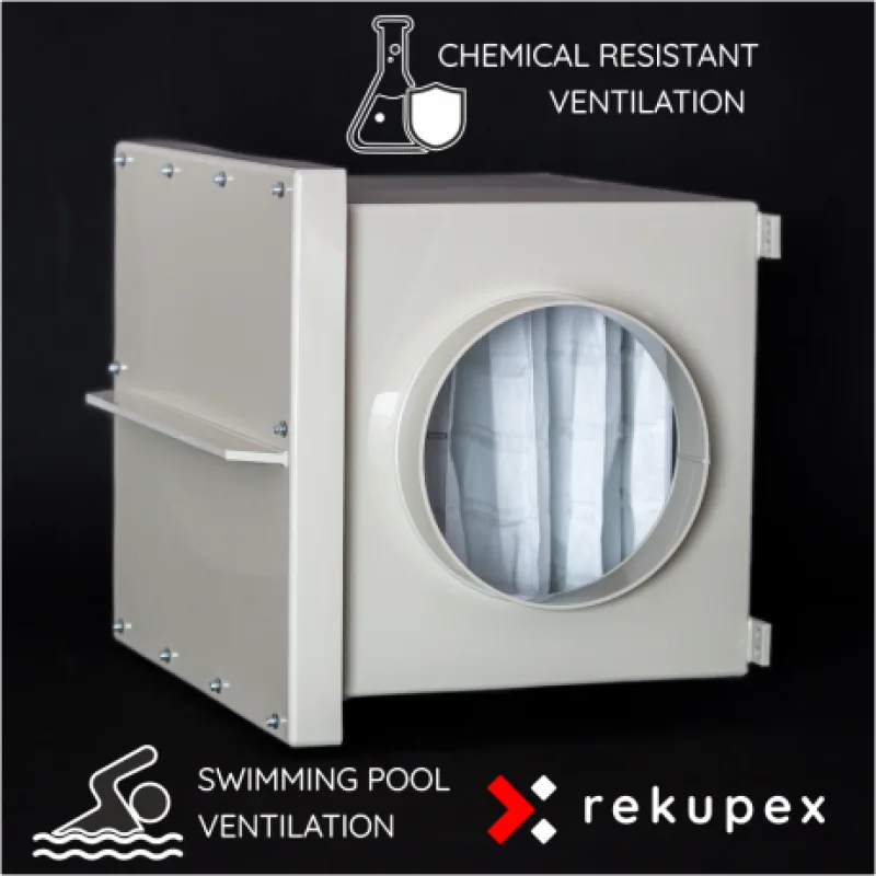 ResiX X-PP - Ø100–630 mm - Chemically resistant polypropylene filter box