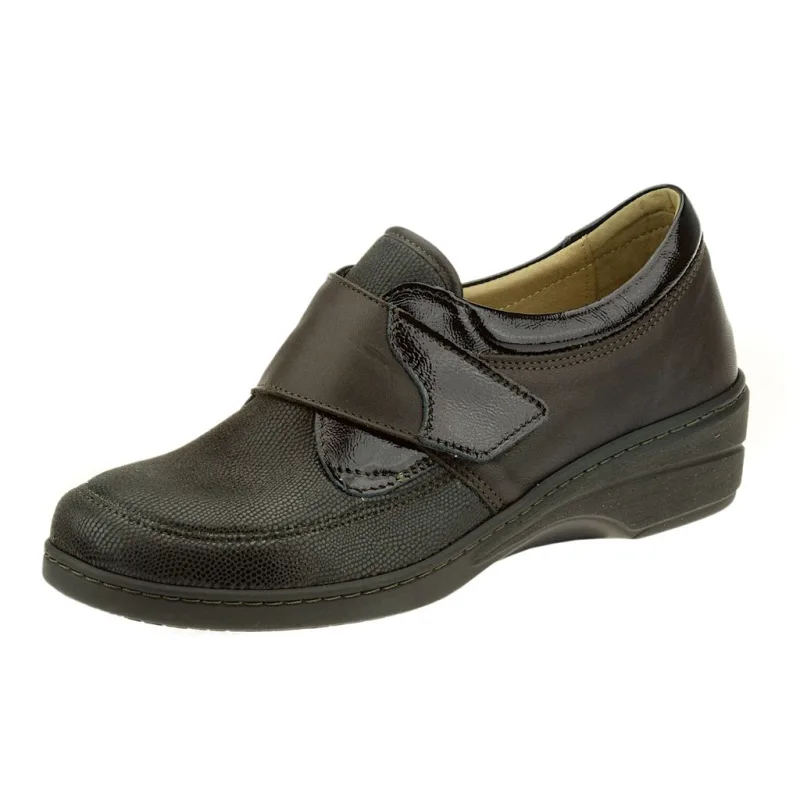 Dámské kožené polobotky Rega Shoes E006