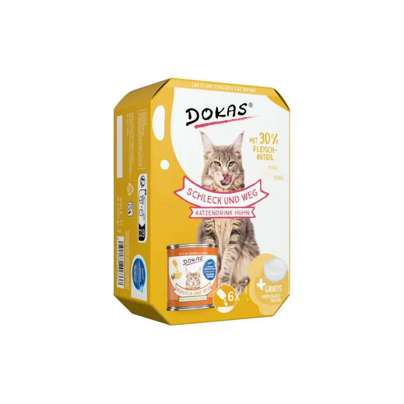 Dokas Nápoj s kuřecím masem a kokosovou vodou 6 x 100 g