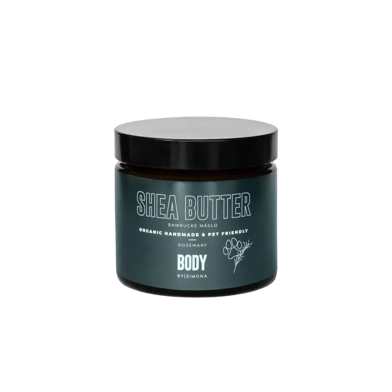 Body By Simona ROSEMARY Organické ručně vyráběné bambucké máslo i pro domácí mazlíčky 250ml