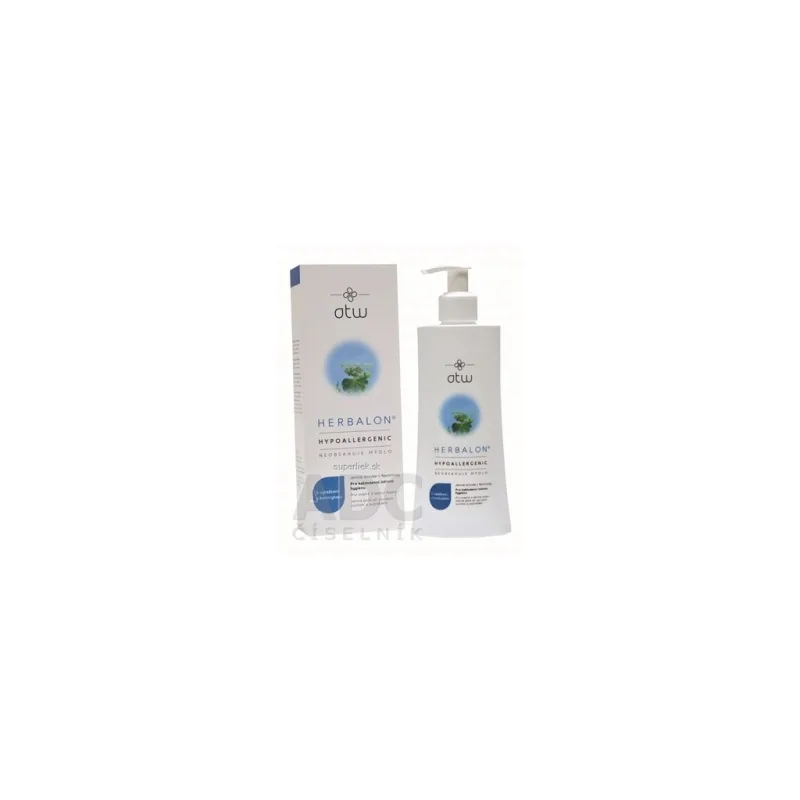 atw HERBALON s alchemilkou hypoallergenic, emulzia na každodennú intímnu hygienu 1x200 g
